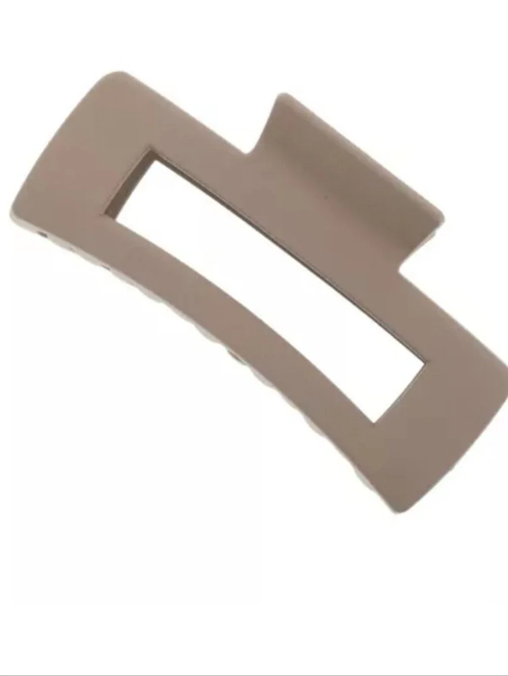 Matte Hair Claw Clip for Unisex - Stylish Grip Rectangle Frosted Hair Clip